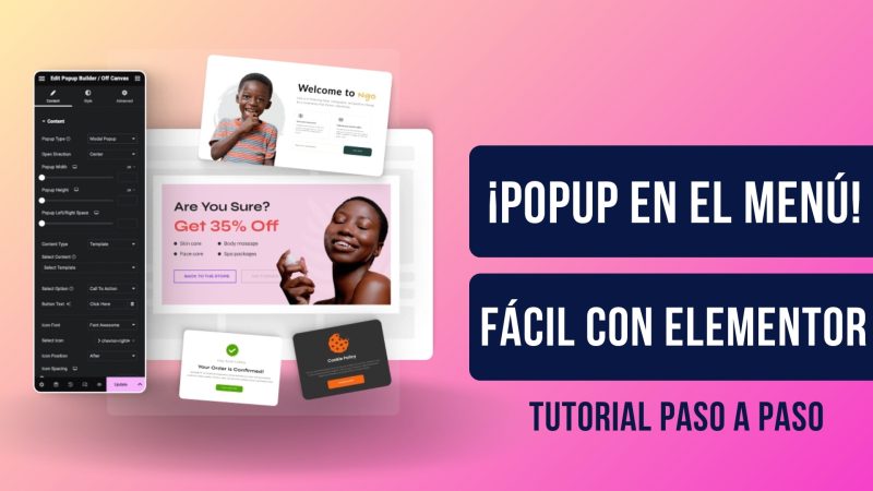 Popup en el Menú con Elementor Pro 🚀 ¡Fácil y Rápido