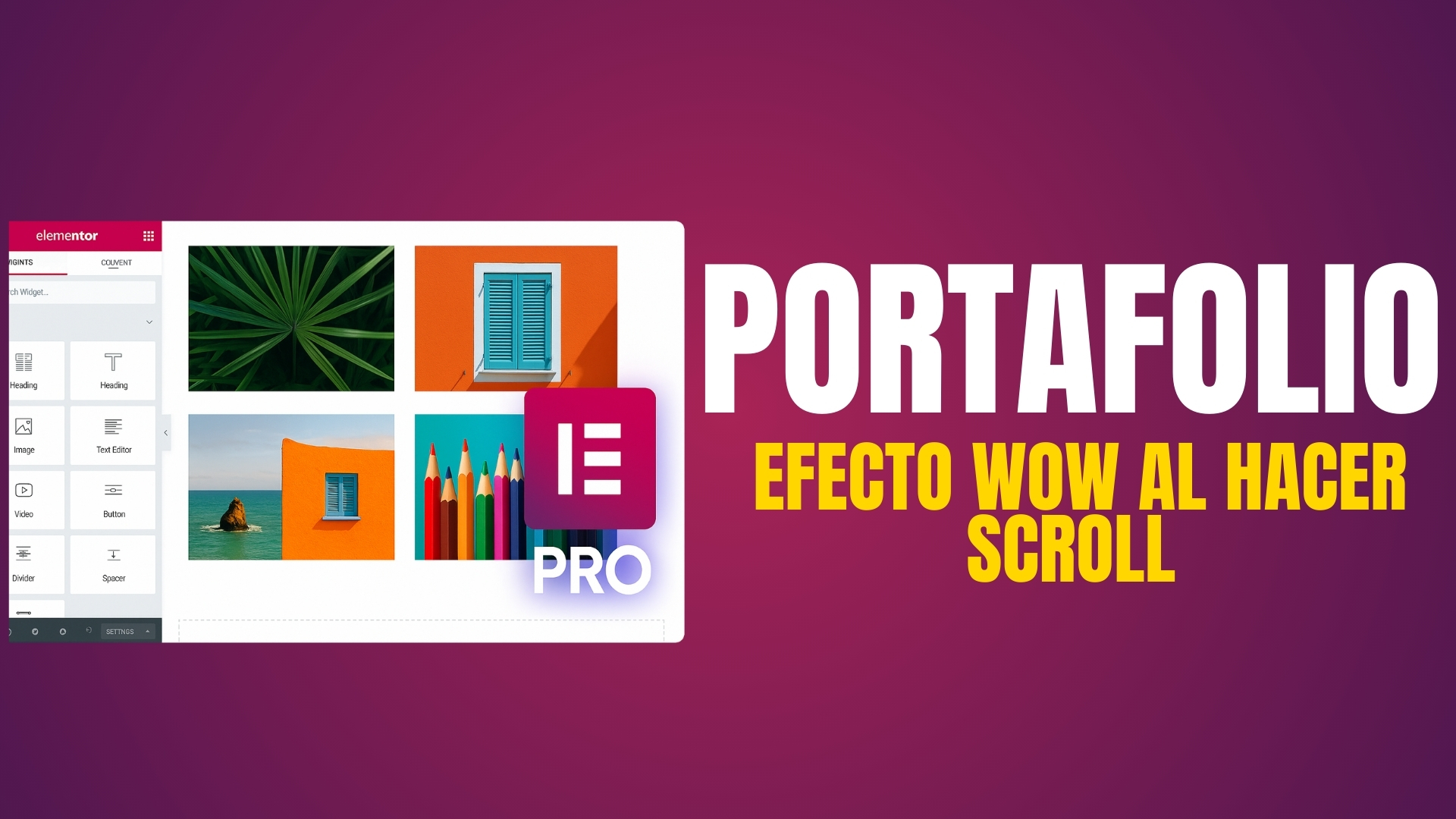 🚀 Diseña un Portafolio Visual con Efecto Scroll en Elementor: Guía Paso a Paso