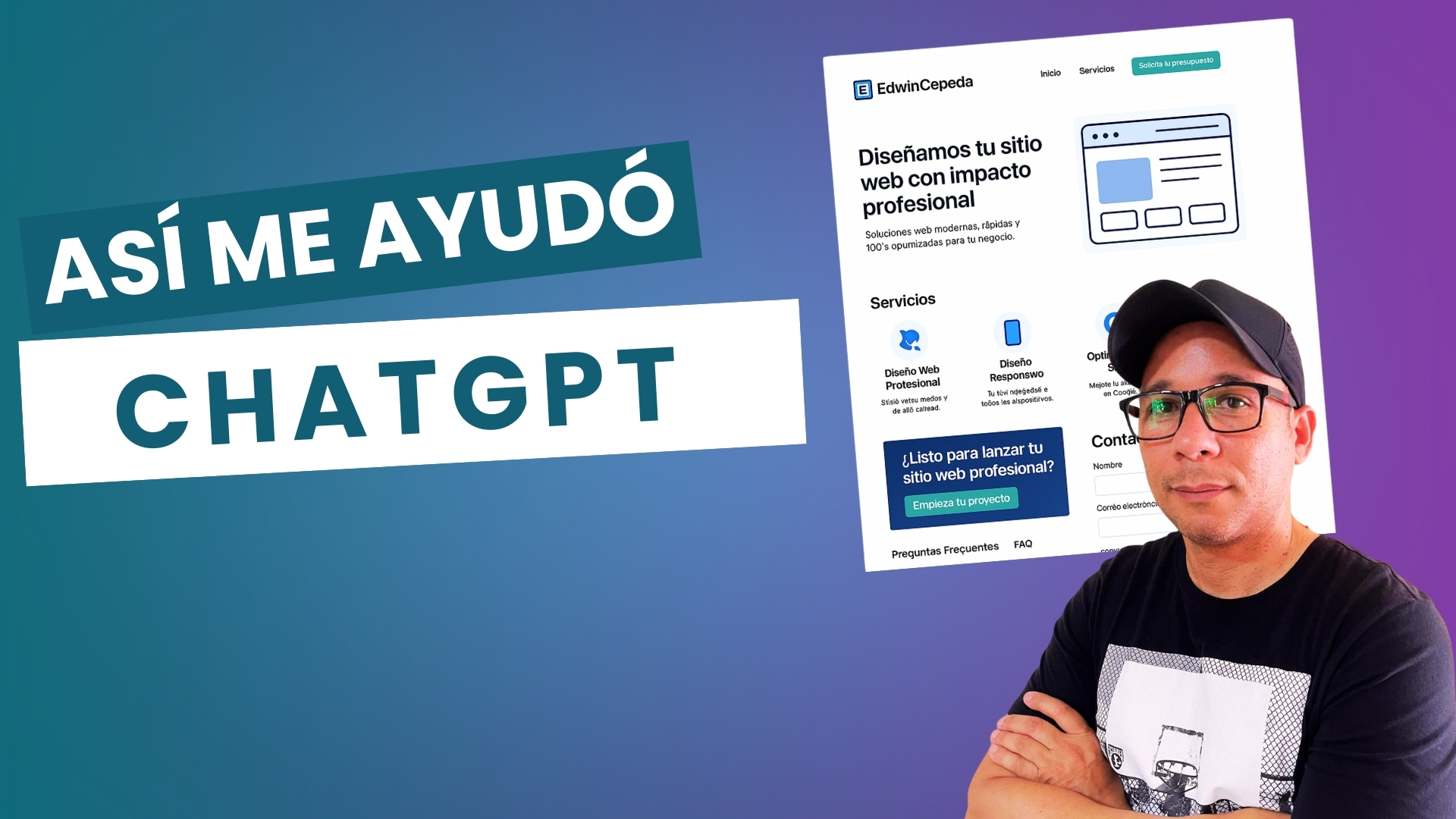 🧠 Le Pedí a ChatGPT Que Hiciera Mi Página Web… ¡Esto Pasó!